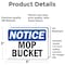 Signmission Mop Bucket, 5 in W x Rectangle, Vinyl Decal OS-2PACK-NS-D-35-L-14243 - alternate 2